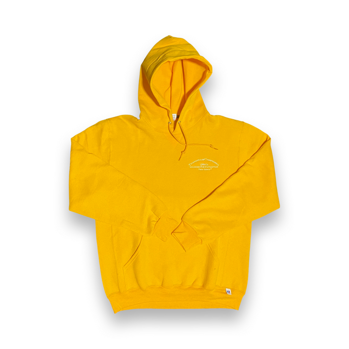 Yellow gold hoodie