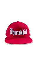 Load image into Gallery viewer, Old English Thankful snapback