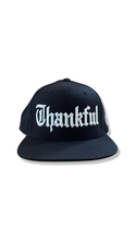 Load image into Gallery viewer, Old English Thankful snapback